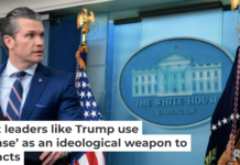 Secretary of Defense Pete Hegseth, left, is part of a ‘revolution of common sense’ led by President Donald Trump. Chip Somodevilla/Getty Images
